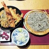 高田屋 - ごまそばと天丼のセット