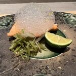 おい河 - 大助＝鮭の王様　レモン泡