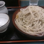 小諸そば - ・もり 230円 + 超大盛り 60円