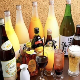 尽享滋贺县的当地酒等全国名酒种类丰富的无限畅饮