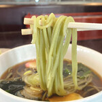 蕎麦処 日本橋 - 釧路お得意のグリーン麺
