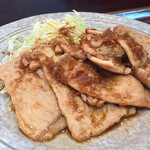 蕎麦処 日本橋 - 豚生姜焼き