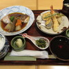 Tempura Washoku Daigo - 真鯛の煮魚天ぷら定食 1518円(税込)　(2023.1)