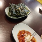 soban 韓国創作料理 - 韓国海苔とチャンジャ