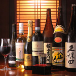 Dining じんわり - ドリンク写真:【お食事を彩るお酒
】お食事に欠かせないお酒はビールはもちろん、日本各地から仕入れた日本酒、焼酎を豊富にご用意しております！お酒が進むおつまみも豊富にございます！