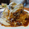 なみへい食堂 - 大きめビーフのカレーオムライス チーズトッピング
