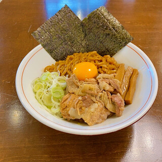 Aburasoba (Oiled Ramen Noodles) in front of the station
