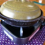しおさい - すき焼きは、目の前でアツアツに