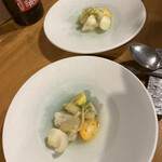 Sua.  - 温野菜のサラダ