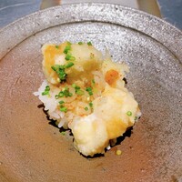 割烹 隆 - 白子の飯蒸し