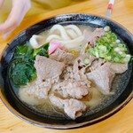 本場かなくま餅 福田 - 肉うどん（680円）_2023年2月