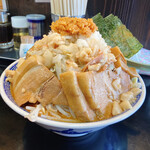 Ramen Tsukemen Garou - 雅狼麺味噌　クーポンでトッピング全部のせ　調子乗りすぎて遭難…