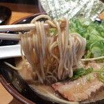 中華蕎麦 ひら井 - 麺アップ