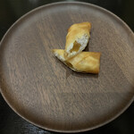 齋華 - 白魚とからすみの春巻き