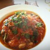 Ciao - ツナと菊菜と里芋のトマトソース
