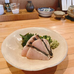 蕎房 猪口屋 - さわらの炙り刺