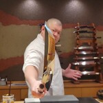 照寿司 - 大将渡邊氏の最高のパフォーマンス✨