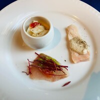 オッティモ・シーフード・ガーデン 新宿店 - セットの前菜