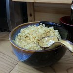 うどん 陣 - 天かす入れ放題です。