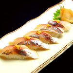 鮨丸 - 関あじ　握り　一貫780円