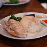 海南鶏飯食堂 - 海南鶏飯(ゆで鶏大盛り)@税込1,250円