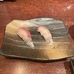 瑠璃座 - お通しのお寿司