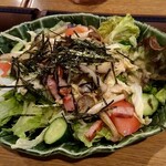 炭火焼 とりぞう - きのこもりもりベーコンサラダ