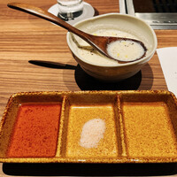 東京焼肉 黒木 - タレ、塩、レモン