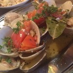 大衆食堂 瓦町ブラン - はまぐりのシェリー酒蒸し