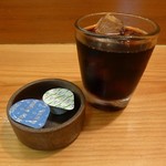 すし屋 銀蔵 千葉中央店 - ランチセット付属のコーヒー(2013/06/28撮影)