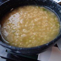 大阪なだ万 - 茶粥です。白米も選べました。