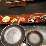 旬魚旬菜まるとび - 前菜5種