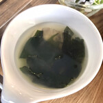 Kitchen blue grove - わかめスープ　　byまみこまみこ