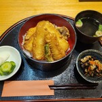 天麩羅 なか江 - いか天丼　1300円