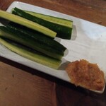 山鯨屋 - みそきゅうり280円＋税(2023.2.17)