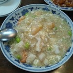 晩翠 - 海鮮あんかけチャーハン