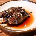 鰻禅 - 尾のネギ巻き