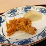 山玄茶 - カラッと揚がった桜えびとほっこりした海老芋。どっちの海老も美味しい！！