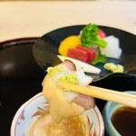 山玄茶 - 山葵にも合うソースが斬新です♡