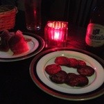 H’s　フュージョン - 生ハムとサラミとビール