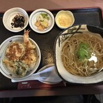 Teuchi Soba Ikezen - 天丼セット