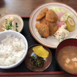 末喜 - ささみフライ定食 800円込み