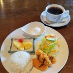 喫茶 松 - 牡蠣フライモーニング　620円