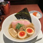 酒肴場 屯 - 【限定】色々魚介出汁の中華蕎麦〜味玉、青唐添え〜¥900