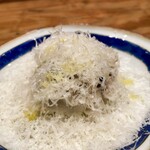 Kuzushi Kappou Yobanashi - 四万十ポークと蓮根の焼売 パルミジャーノ・チーズがけ