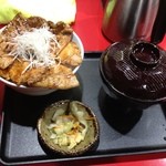 なまらうまいっしょ - 特上国産上ロース豚汁セット大盛り1,310円