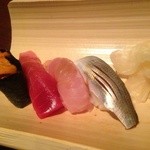寿司 はせ川 - 寿司おまかせ。