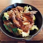 Teppanyaki Ichi - 牛サガリ キャベツ炒め