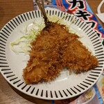 かつQ - 遅れてきたアジフライ２尾目　どう考えても小さいし身はジュクジュクで、どうしたよ