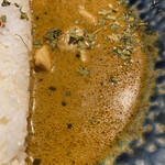 麻布十番 薬膳カレー 新海 - 【’23.1】A.薬膳スープで作ったチキンカレー（辛さ★★）